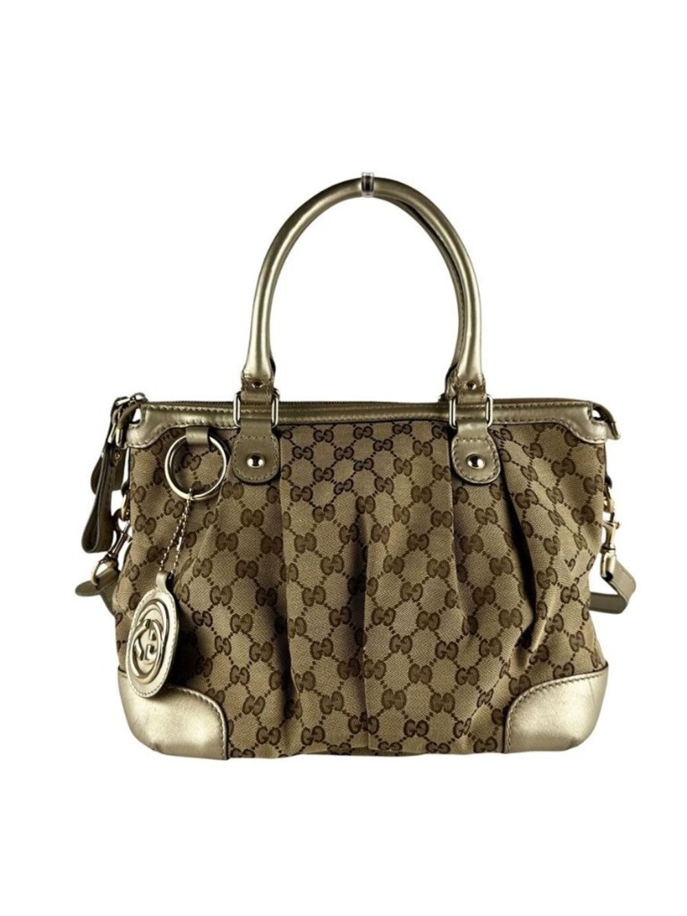 Gucci Shoulder Bag Gold - Picture 1 of 13